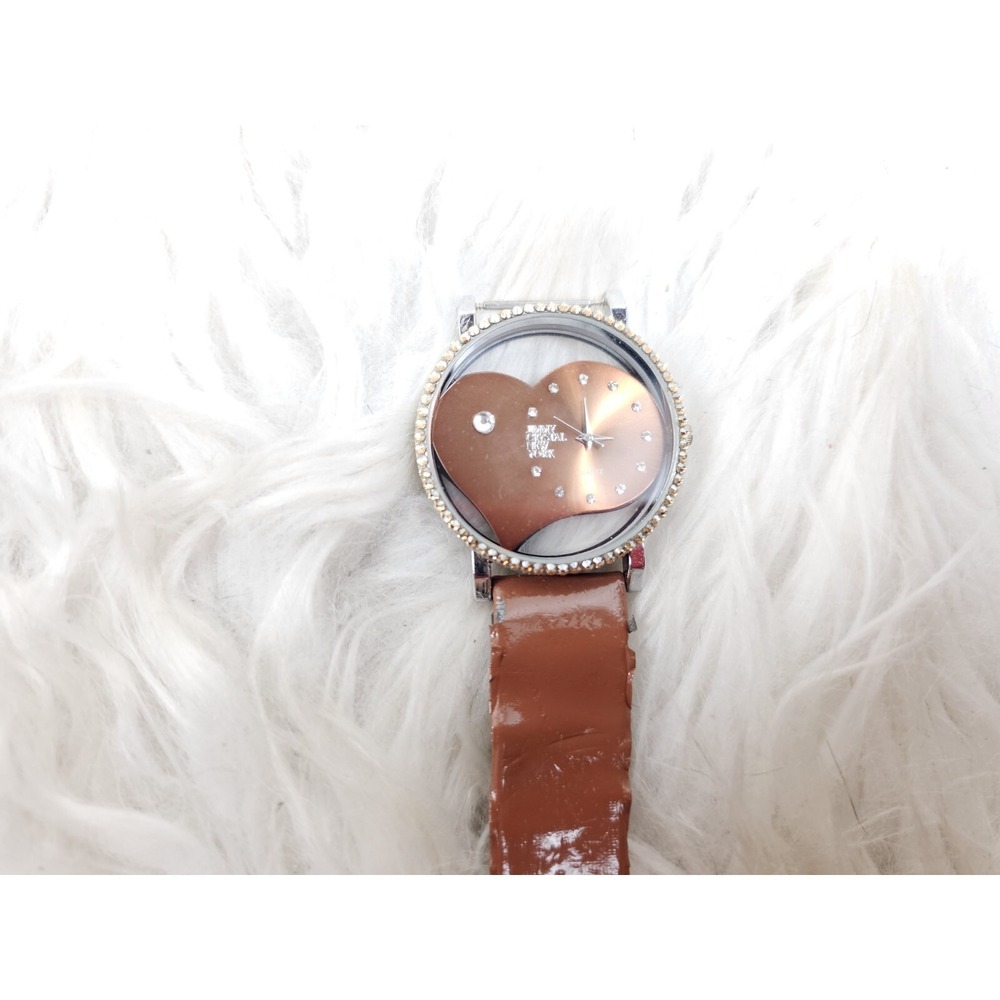 VINTAGE WOMENS "JIMMY CRYSTAL NEW YORK" WRIST WATCH!! Needs Battery And Band